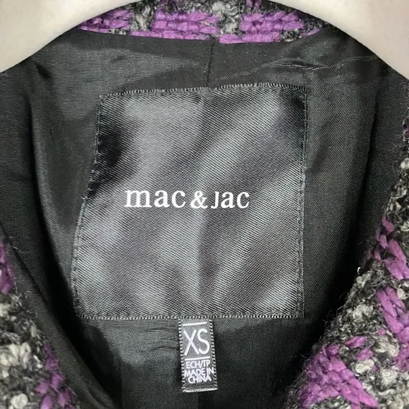 Mac & Jac plaid tweed jacket - Picture 4 of 9